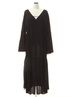 楊柳コットンワンピース/レッド