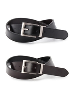 レザーリバーシブルベルト/ブラウン(042)