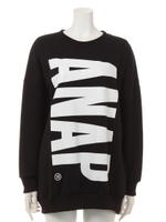 【ANAP】ANAPロゴスウェットチュニック/ORG