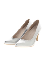 【AZUL by moussy】H8cmポインテッドエナメルパンプス/SAX