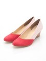 【vanitybeauty】【WEB限定商品】バイカラーウェッジパンプス/ブラックコンビ
