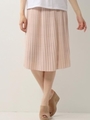 ☆JOC ニット スカシガラ プリーツスカート/LT.Pink