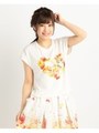 フルーツプリントＴシャツ/ピンク