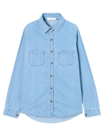 【O】VライクデニムSH/BLUE