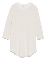 5分袖リブジャージプルオーバー/IVR