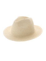 【AZUL by moussy】ペーパー中折ブレードワイドブリムHAT/BEG