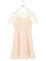 【SET ITEM】カラミキャミワンピースSET/ライトピンク