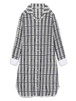 オリジナルチェックレースワンピ/GRN