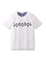 ポケット付プリントTシャツ/カーキ(027)