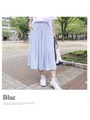 ストライプ スカーチョ/ネイビー