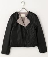 裏ボアライダースジャケット