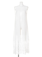 ノースリシアレースロングCD/オフホワイト