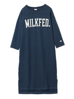 【MILKFED.×CHAMPION】SWEAT DRESS/ブラック