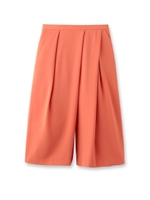 ジョーゼットワイドフレアガウチョパンツ/オレンジ(067)