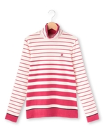 ピッチボーダーハイネックプルオーバー/オフホワイト(703)