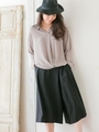 フロントラップスカーチョ/ブラック