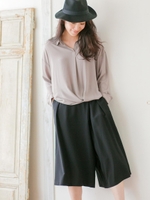 フロントラップスカーチョ/ブラック