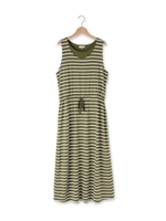 ボーダーマキシワンピース/オフホワイト(303)