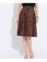 レオパード柄スカート/キャメル(241)