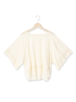 ローンワイドブラウス/アイボリー(004)