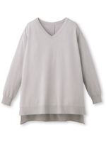 切り替えニットプルオーバー/ボルドー(064)