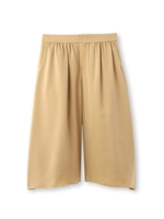 微光沢ワイドパンツ/キャメル(041)