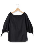 2WAYコットンオフショルブラウス/オフホワイト(003)