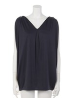 【Omekashi】スムースドレーププルオ/BLACK