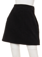 【mystic】太コーデュロイ台形スカート/ピンク