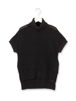 アイレットタートルニット/ダークパープル(084)