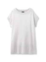 ボーダーニットプルオーバー/ライトグレー(011)