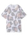 GEOMETRIC LEOPARD S/S BIG TEE/ブラック