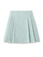 サイドタックツイード調スカート/ライトグリーン(421)