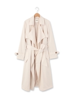 ドレ-プトレンチコート/ライトベージュ(051)