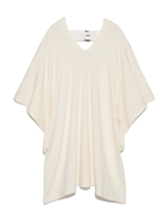 バックベルトニットワンピース/WHT