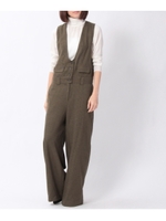 ベスト風サロペットパンツ/サンドベージュ(253)