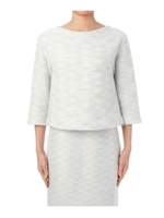 ミックスラメツイード風プルオーバー/レッド系(460)