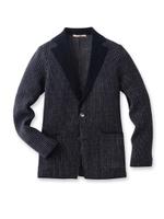 ニット ジャケット/ダークオリーブ(329)