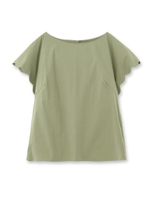 スカラカットタイプライターシャツ/オリーブグリーン(026)