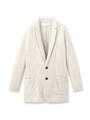 5 パイルテーラードジャケット/アイボリー(004)