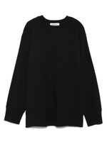 トレーナー風ニット/NVY