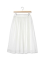 ボイルギャザースカート/ホワイト系(002)