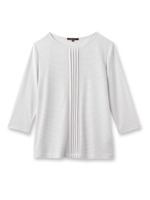 リルファーボーダープルオーバー/ライトグレー(311)