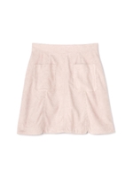 《EDIT COLOGNE》フェイクスエードミニスカート/ピンク(090)