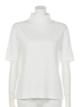 【BED&BREAKFAST】SUPIMA COTTON Mock neck/OFFWHITE