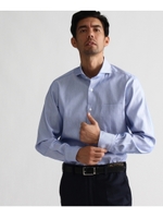 ツイルロンドンストライプシャツ/ブルー(392)