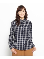 ヘリンボーンシャツ/オフホワイト(003)