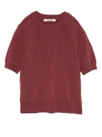 シンプルニットプルオーバー/BLK