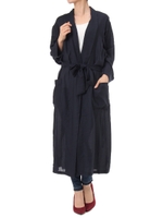 【AZUL by moussy】エステルローンコーディガン/L/BEG