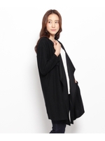 フロントデザインカーディガン/ブラック(019)